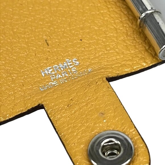 HERMES - Yellow Leather None Accessory - Picture 3 of 6